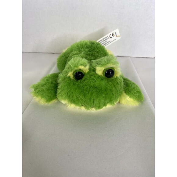 Floppy Frog Plush Stuffed Animal Green Toy - Picture 2 of 7